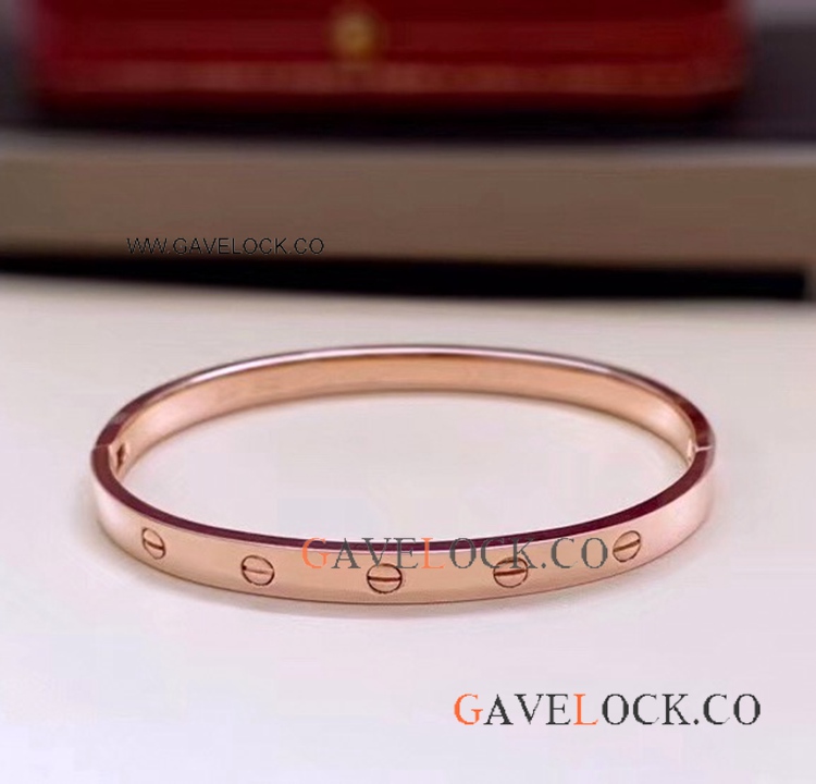 Classic Cartier Rose Gold Bracelet - Easy Lock